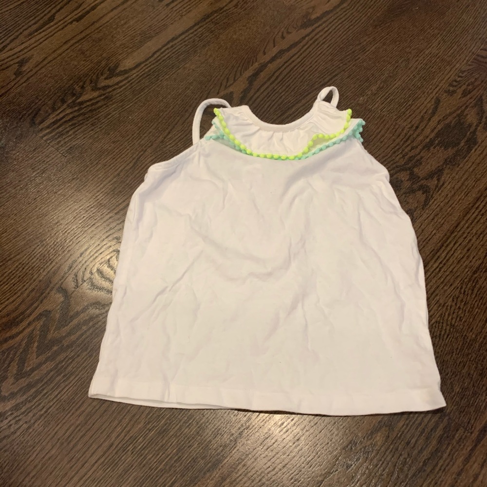 Gymboree ruffle sleeveless top size 8